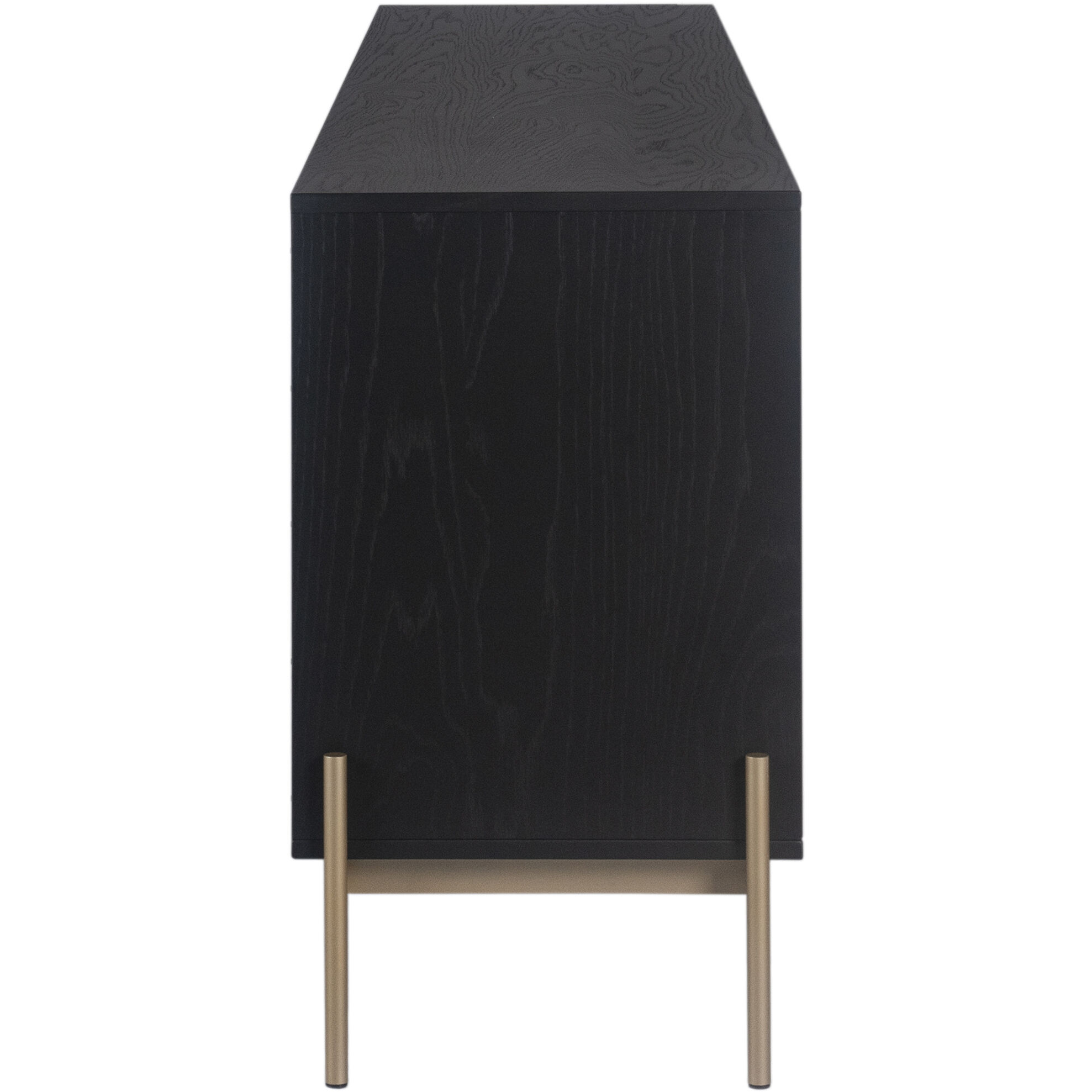 Avida 71.75 X 18.5 inch Gold / Black/Natural Sideboard, Large